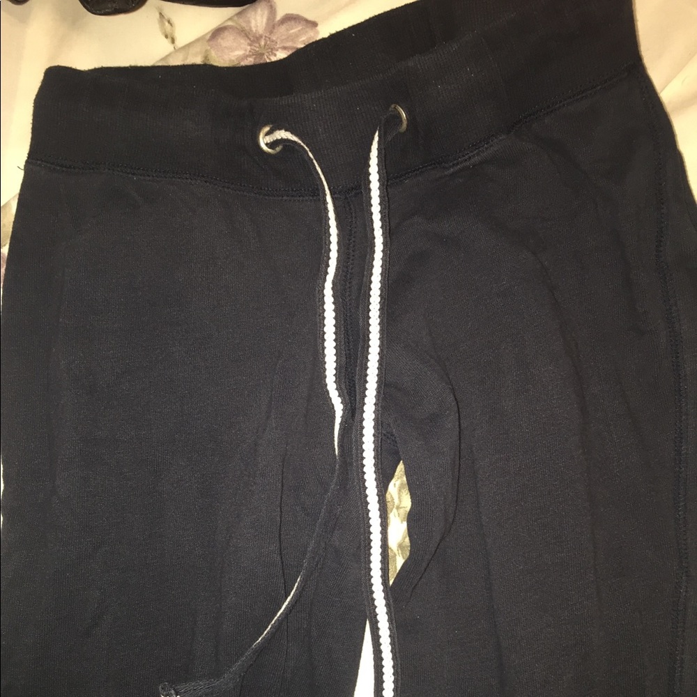 Navy blue sweatpants